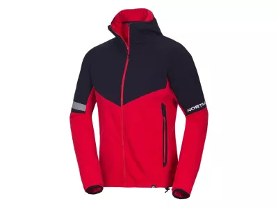 Northfinder-Sweatshirt, rot/schwarz
