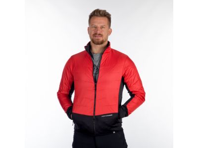 Northfinder ELDON pulóver, piros/fekete