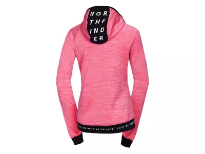 Northfinder Damen-Sweatshirt PAULINE, rosa meliert