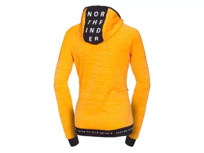 Northfinder PAULINE women&#39;s sweatshirt, yellowmelange