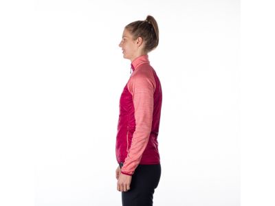 Bluza damska Northfinder ROBERTA w kolorze wiśniowy czerwonym