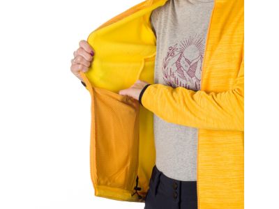 Northfinder WANDA women&#39;s sweatshirt, yellow melange