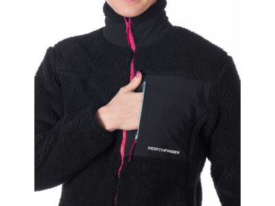 Northfinder MI-4816OR Damen-Sweatshirt, schwarz