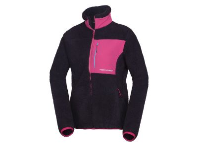 Northfinder WYOMA MI-4816OR Damen-Sweatshirt, Kirsche/Schwarz