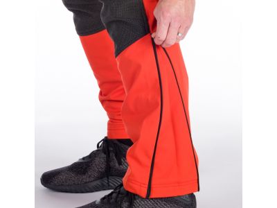 Pantaloni Northfinder MILTON, roșu/negru