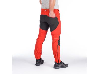 Northfinder MILTON nohavice, červená/čierna