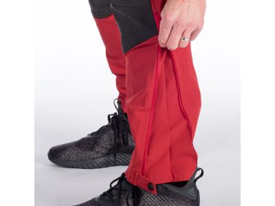 Northfinder FREDRICK kalhoty, tmavě červená