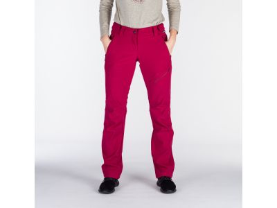 Spodnie damskie Northfinder JUANITA w kolorze wiśniowy czerwonym