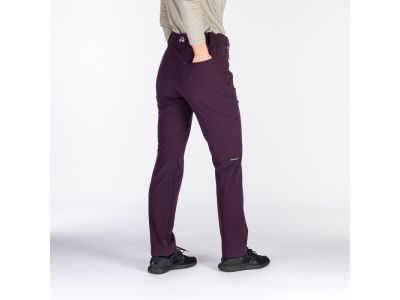 Spodnie damskie Northfinder RENA w kolorze śliwkowym