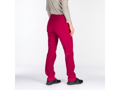 Spodnie damskie Northfinder BETH w kolorze wiśniowy czerwonym