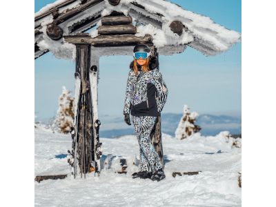 Spodnie damskie Northfinder VERNA NO-4893SNW, nadruk na całej powierzchni