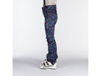 Pantaloni dama Northfinder VERNA, imprimeu multicolor