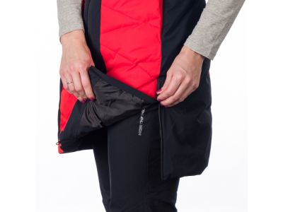 Northfinder BETTY women&#39;s vest, red/black