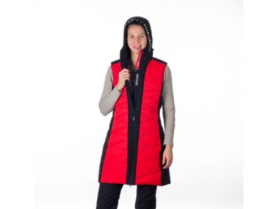 Northfinder BETTY women&#39;s vest, red/black