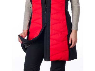 Northfinder BETTY women&#39;s vest, red/black