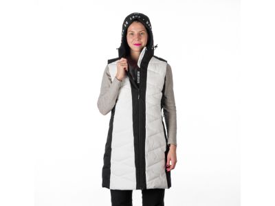 Northfinder BETTY women&#39;s vest, white/black