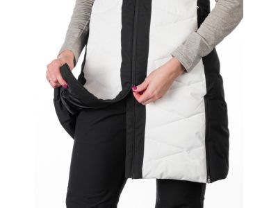 Northfinder BETTY women&#39;s vest, white/black