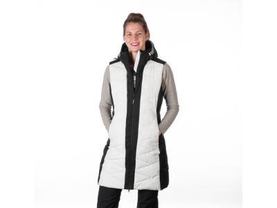 Northfinder BETTY women&#39;s vest, white/black