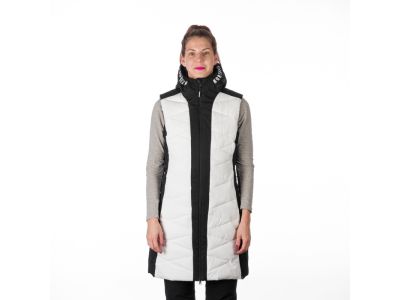 Northfinder BETTY women&#39;s vest, white/black