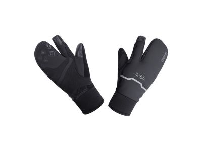 GORE GTX rukavice, čierna