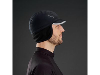 Wiatroszczelna zimowa czapka rowerowa Grip Grab w kolorze czarnym