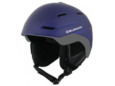 Blizzard Bormio ski helmet, blue matt/blue matt
