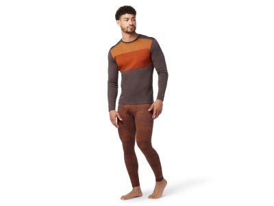 Tricou Smartwool Classic Thermal Merino Colorblock Crew, shale heather