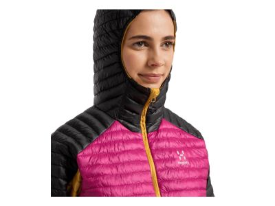Haglöfs LIM Mimic Hood női kabát, sárga/rózsaszín