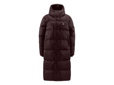 Haglöfs Long Down women&#39;s coat, brown