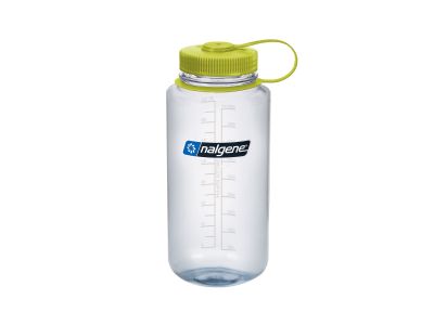 Nalgene WM bottle, 1.0 l, sustain clear/green cap