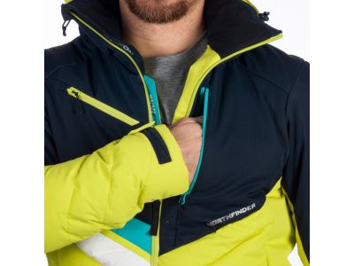 Northfinder LAWRENCE jacket, limegreen/blue