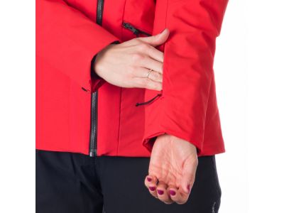 Northfinder MARJORIE dámska bunda, červená/čierna
