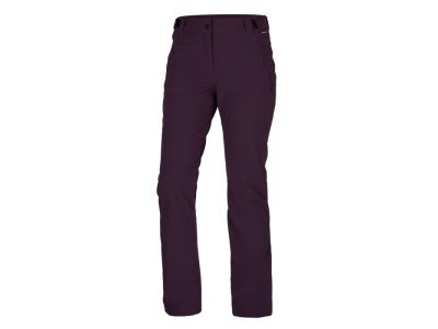 Pantaloni dama Northfinder BETTE, prelungiti, prune