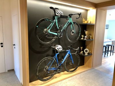 GDOCK Bike Shelf Fahrrad-Wandhalterung, schwarz