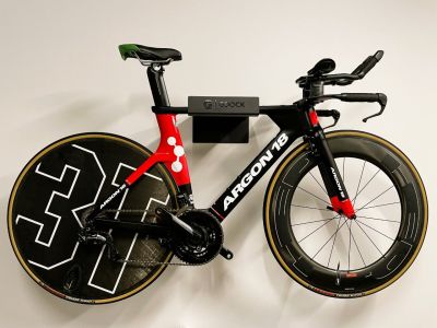 GDOCK Bike Shelf Fahrrad-Wandhalterung, schwarz