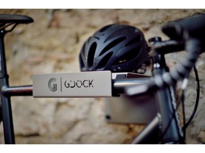 GDOCK Bike Shelf fali kerékpártartó, ezüst