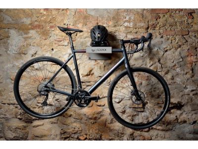 Suport de perete pentru biciclete GDOCK Bike Shelf, argintiu