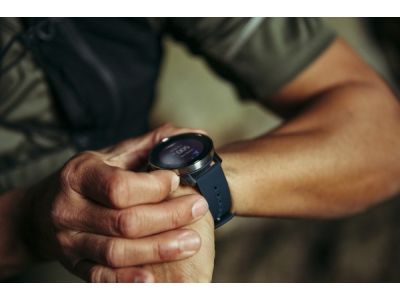 Suunto 9 Peak GPS sports watch, granite blue/ titanium