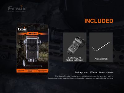 Fenix ​​​​ALG-15 boczne mocowanie lampy na szynie broni