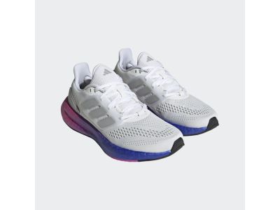 adidas PureBoost 22 női futócipő, white/grey/purple