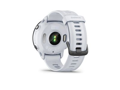 Zegarek sportowy Garmin Forerunner 955 Solar BUNDLE HRM Pro, biały kamień