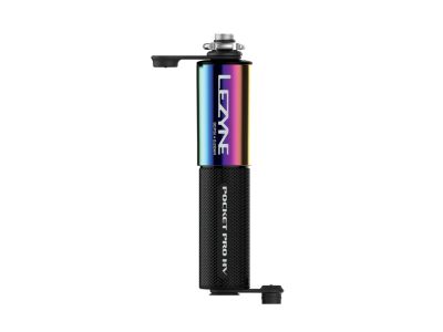 Mini pompă Lezyne Pocket Drive Pro HV, neo metallic/black gloss