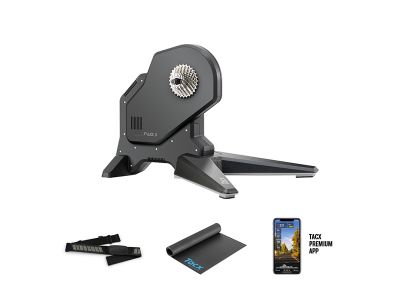 Tacx Flux S BUNDLE (pulzusmérő + betét + 6 hónapos TACX PREMIUM licenc) szobakerékpár