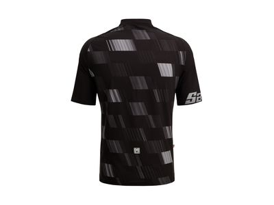 Koszulka rowerowa MTB Santini FIBRA czarna