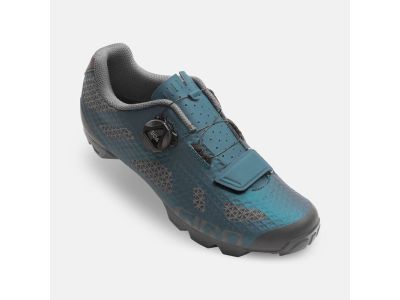 Giro Rincon women's cycling shoes, harbor blue anodized