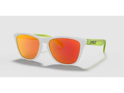 Oakley Frogskins Brille, Mattweiß/Prizm Ruby
