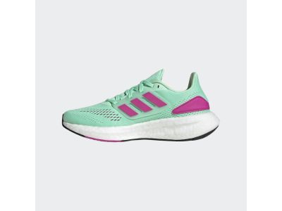 adidas PureBoost 22 women's shoes, mint/pink/white