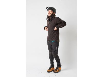 dirtlej trailscout half & half long pants, black/turquoise