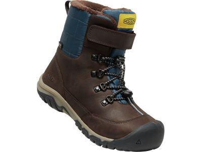 KEEN GRETA BOOT WP shoes, children&amp;#39;s, coffee bean/blue wing teal