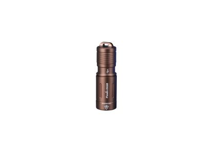 Fenix E02R rechargeable flashlight, brown